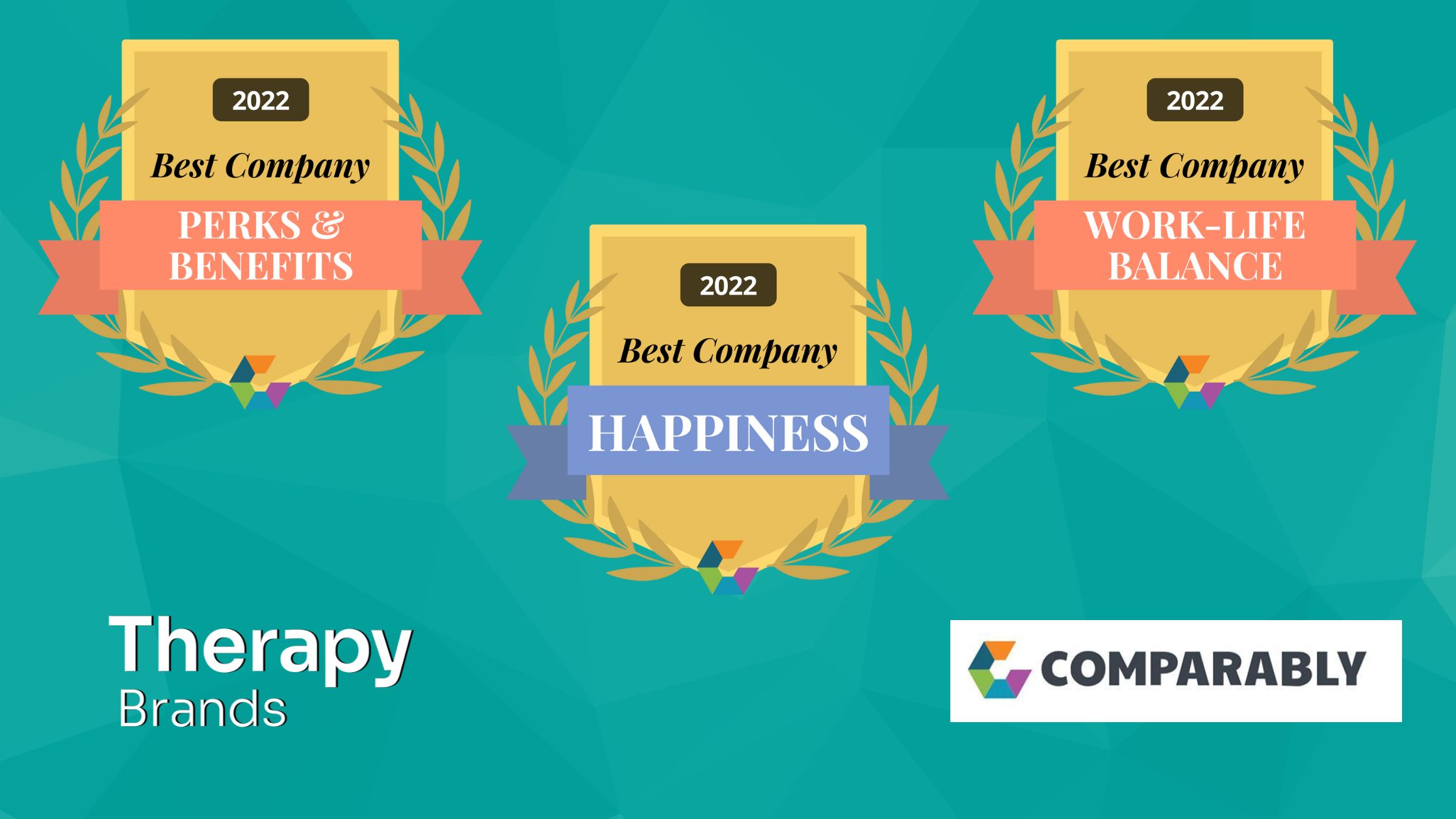 Therapy Brands Wins Three New Comparably Awards Including Happiest ...